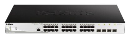 D-LINK SWITH 24P-GB 4CMB 12P-POE SMART RACKMOUNT
