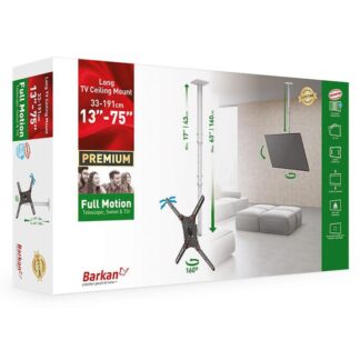 Barkan 13-86" 56kg ceiling TV mount black