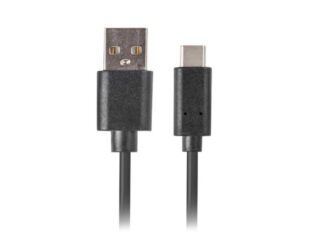 Cablu USB-C USB-A 2.0 1 m negru QC 3.0
