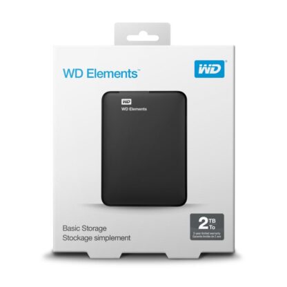 EHDD 2TB WD 2.5" ELEMENTS USB3.0 BK WESN - Image 10