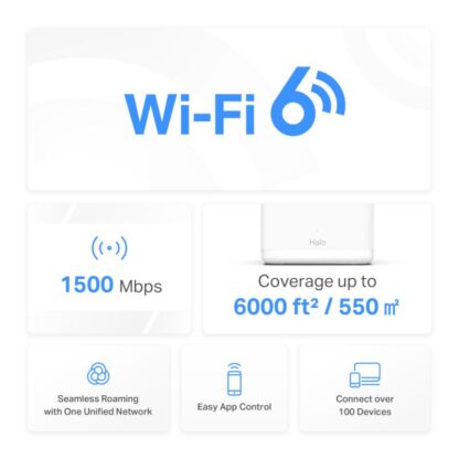 MERCUSYS HALO H60X WHOLE MESH WIFI6 3PK - Image 8