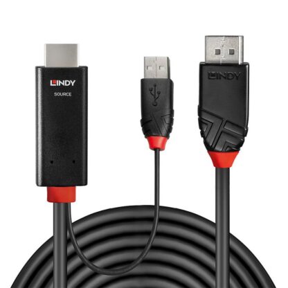 Lindy 1m HDMI to DisplayPort cable - Image 5