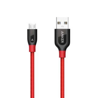 Anker PowerLine+ microUSB 1 meter premium cable Red