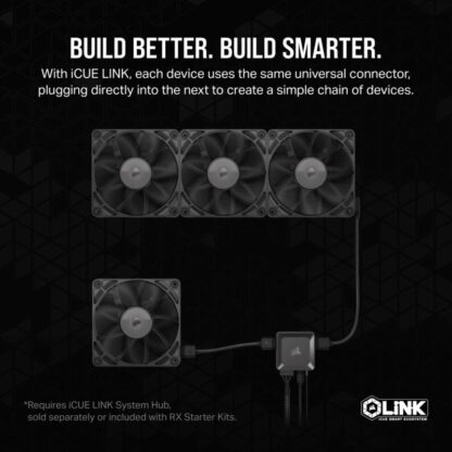 Cooler Corsair iCUE LINK RX140 BLACK - Image 4