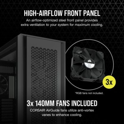 Corsair Case 7000D AIRFLOW Full-Tower Bk - Image 4