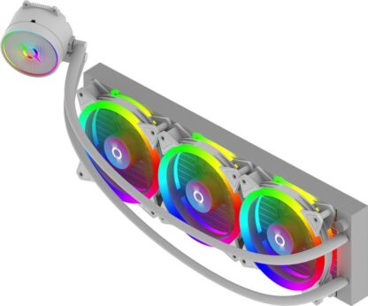 CPU Cooler Aquarius 360 AIO White ARGB - Image 6