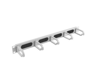 Panou mngmt cabluri cu perii, 5 inele gr