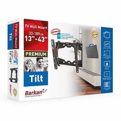 TV MOUNT Flat/curved BARKAN 19"-39" BLK - Image 6