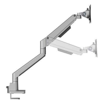 Neomounts 17"-35" 9kg silver dual monitor desk stand - Image 8