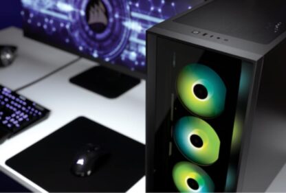 Corsair Case iCUE 4000X RGB Mid-Tower Bk - Image 10