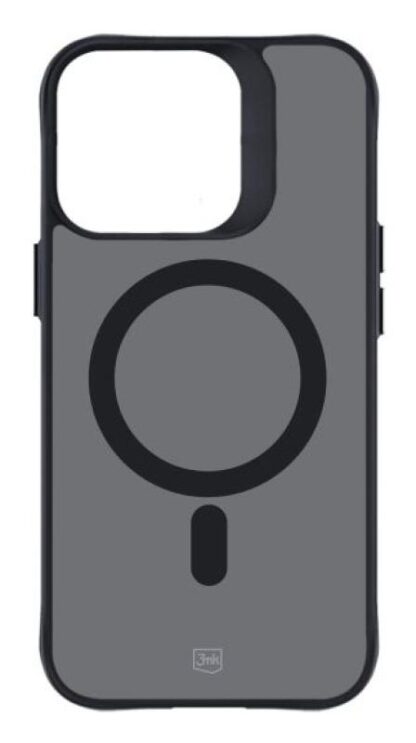 Protective cover 3mk Smoke MagCase for iPhone 16 Pro, Semi-Transparent - Image 5