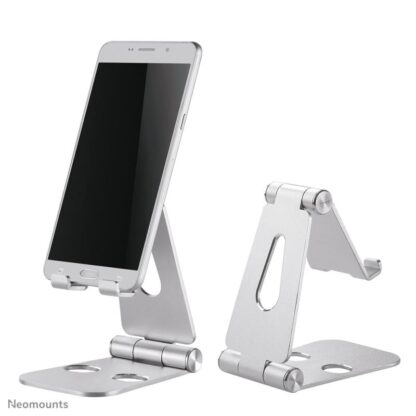 Neomounts Folldable phone stand tilt - Silver - Image 7