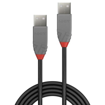 Lindy 0.5m USB 2.0 Type A cable, Anthra Line - Image 4