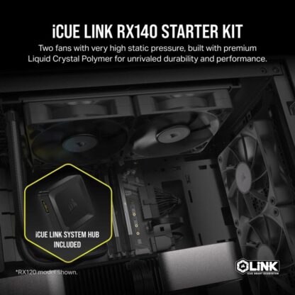Cooler Corsair iCUE LINK RX140 BLACK - Image 4