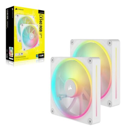 Corsair iCUE LINK LX140 RGB WHITE fans - Image 3