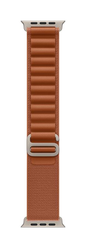 Apple Watch 49mm Terra Cotta Alpine Loop - Small - Natural Titanium Finish