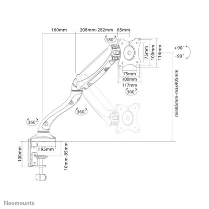 Desk arm for monitor Neomounts 10-30" 6kg - Image 14