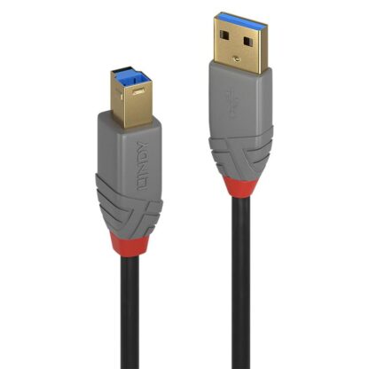 Lindy cable 1m USB 3.0 Typ A to B, Anthra Line - Image 5