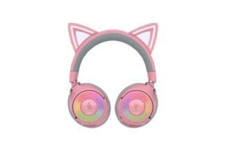 Razer Kraken Kitty V3 Pro wireless headphones, pink