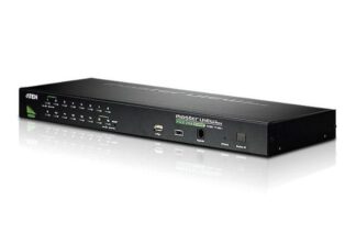 16-Port PS/2-USB VGA KVM Switch W/Chain
