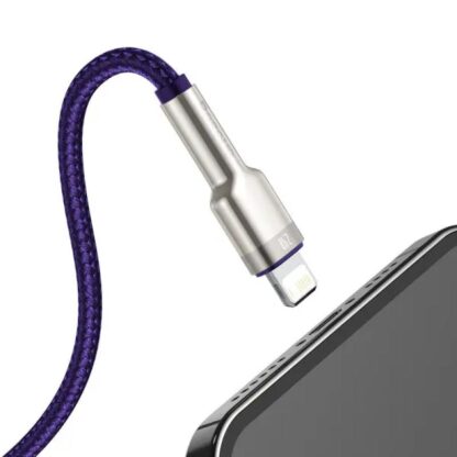 Cable Baseus Cafule Lightning 2m, purple - Image 9