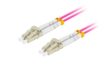 Patch cord fibră 3 m LSZH OM4 50/125 vi
