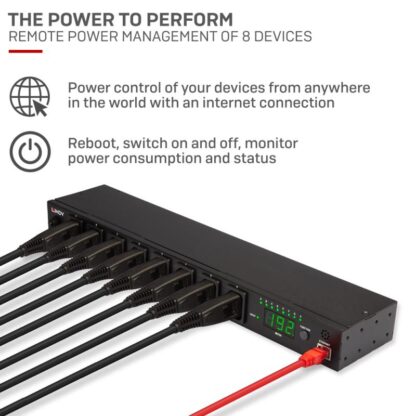 Lindy 8 Port IPower Switch Current Meter - Image 9