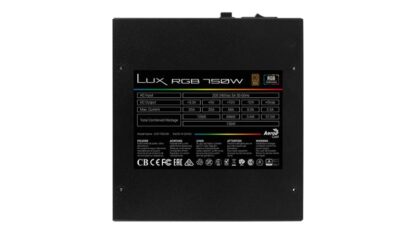 PSU AEROCOOL LUX RGB 750W 80+ BRONZE - Image 15