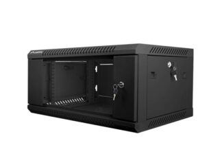 19" wall rack cabinet, 4U black V2