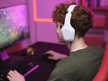 Trust GXT415W Zirox headphones. white - Image 15