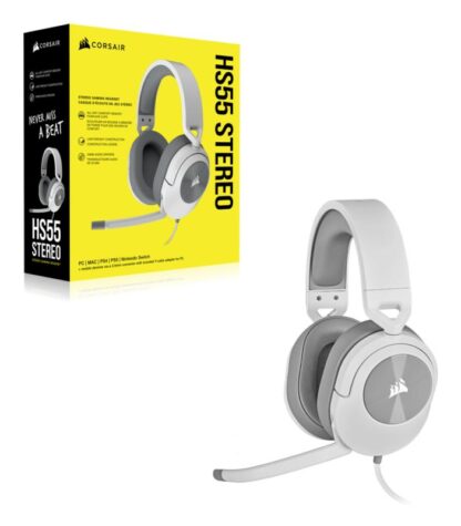 Corsair HS55 Stereo Headset, White, Jack - Image 9