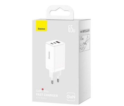 Baseus Circular GaN5 PRO Charger, White - Image 8