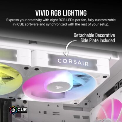 Cooler Corsair iCUE LINK RX120 RGB WHIT - Image 6