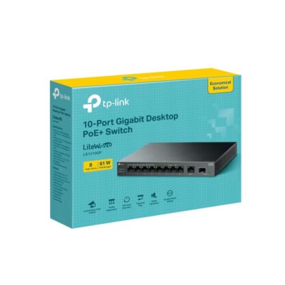 TP-LINK 10-PORT GIGABIT SWITCH 8-PoE+ - Image 9
