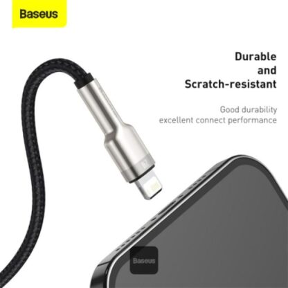 Cable Baseus Cafule USB-Lighting 0.25m - Image 6