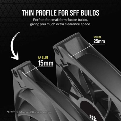 Corsair COOLER iCUE AF120 RGB SLIM 2x120mm - Image 10