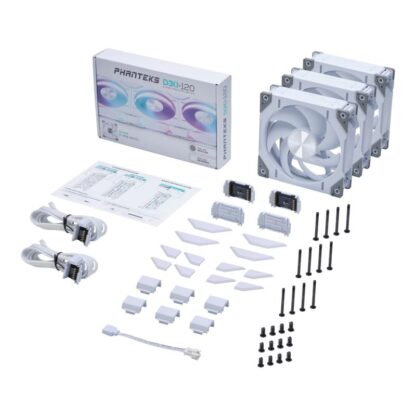 PHANTEKS D30 PWM Rg Afw D-RGB 3x 120mm White - Image 19