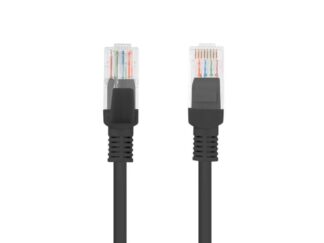 Patch cord Lanberg Cat.5e UTP 20 m negru