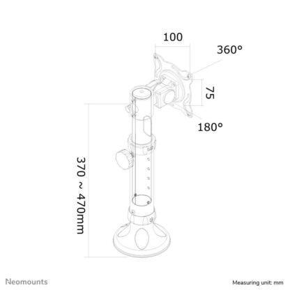 Neomounts Screen TV Desk Mount 3-Motion 10"-30" - Image 10