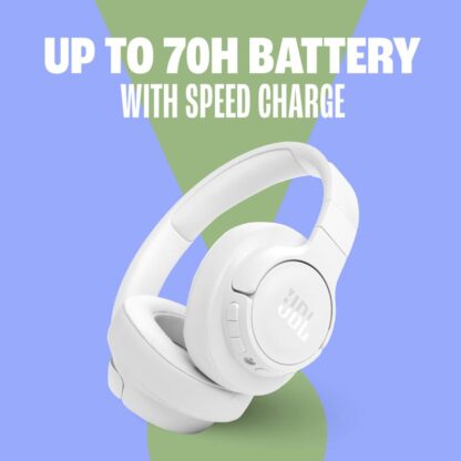 JBL Tune 770NC Over Ear Headphones White - Image 9