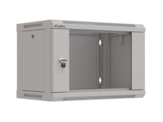 19" wall rack cabinet, 6U, gray