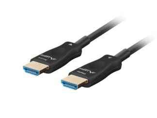 Cablu HDMI M/M v2.1 80 m optic negru AOC
