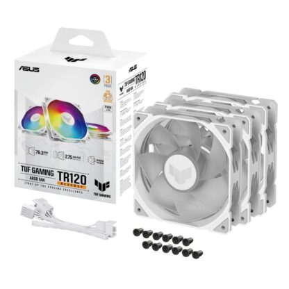 Fan AS TUF Gaming TR120 ARGB RV WHI 3IN1 - Image 16