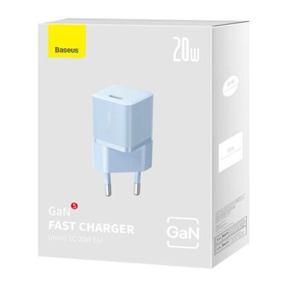 Baseus Mini Network Charger, blue - Image 8