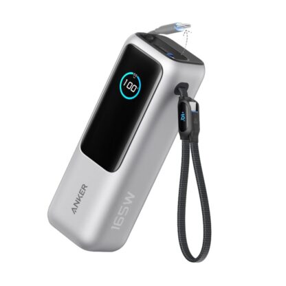 Anker external battery 25000 mAh silver