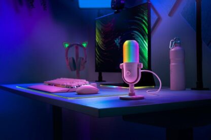 Razer Seiren V3 Chroma RGB pink microphone - Image 9