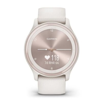 Garmin SmartWatch Vivomove Sport Ivory Case - Image 13