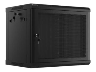 Dulap rack de perete 19", 9U negru