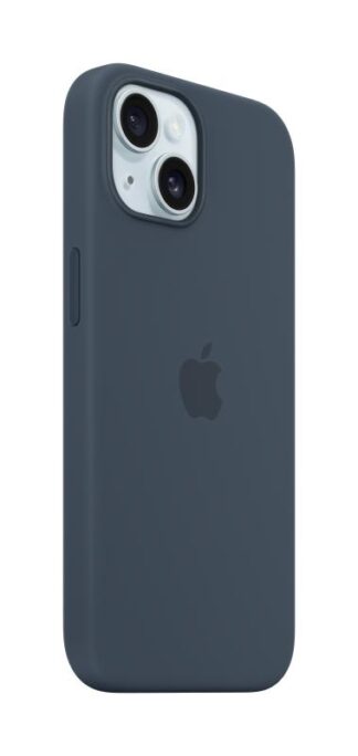iPhone 15 Silicone Case with MagSafe - Storm Blue