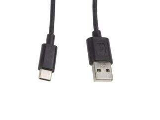 Cablu USB-C(M)  USB-A(M) 2.0 1 m negru